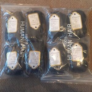 100% Human Afro Kinky 1B Hair for braiding or locs